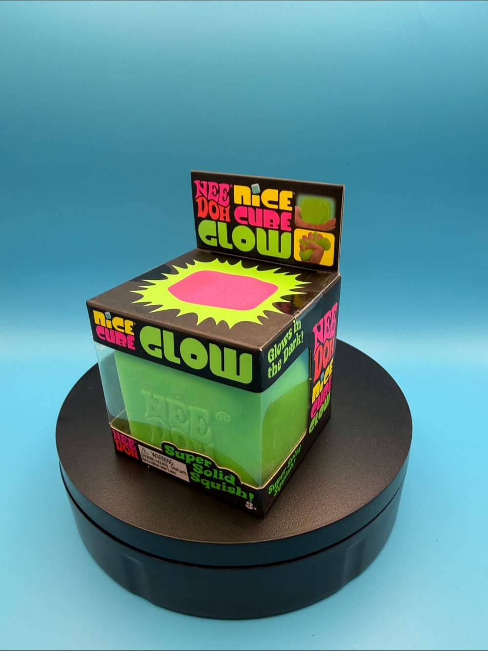 Needoh Glow Cube - Green Glow Kids Toy